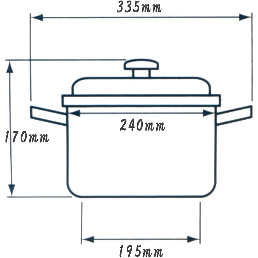 Nagao TOWA Two-handed pot 24cm Aluminum clad three-layer steel Compatible with IH Made in Japan