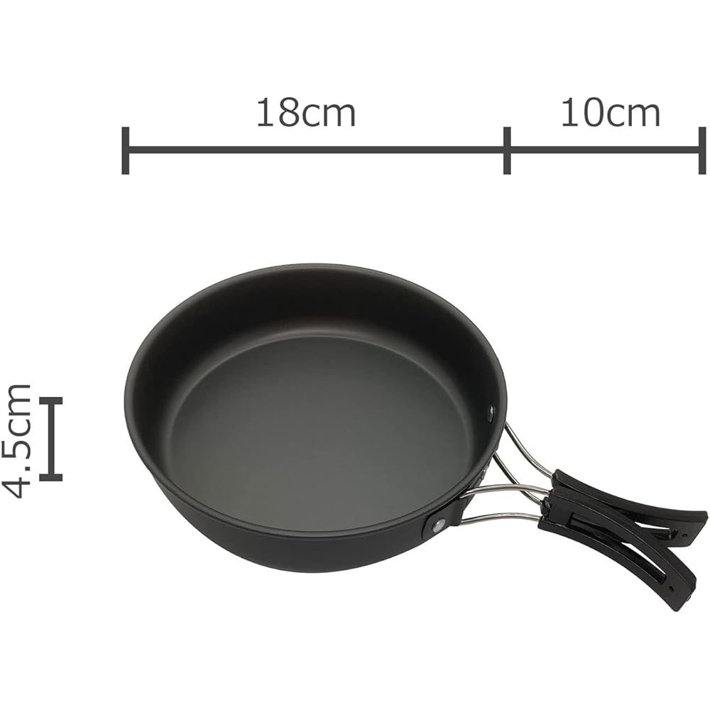 Seekdem Aluminum Cooker, Outdoor Pot, Frying Pan, Kettle, Camping Cookware, Storage Bag Included, Fork, Spoon, Knife, 4-9 Piece Set