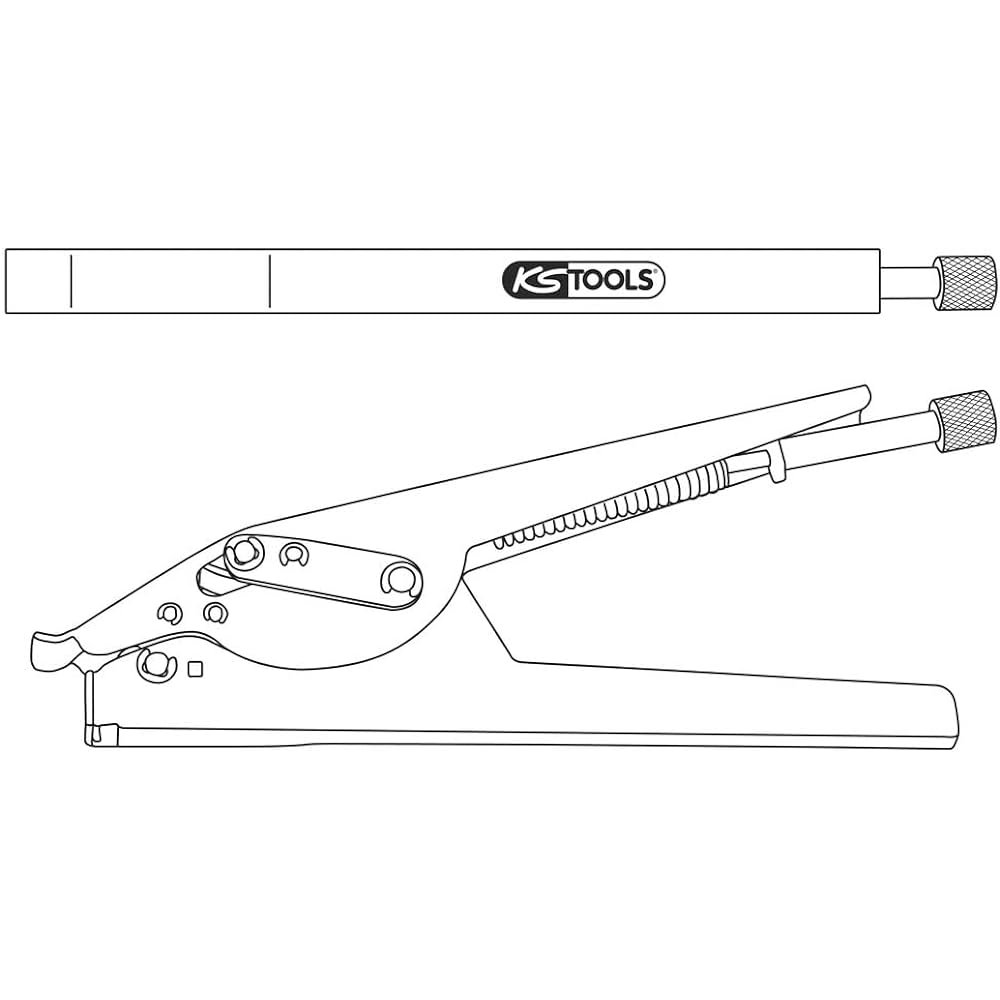 KS Tools Cable Tie Gun 2.4-9.0 mm 115.1027