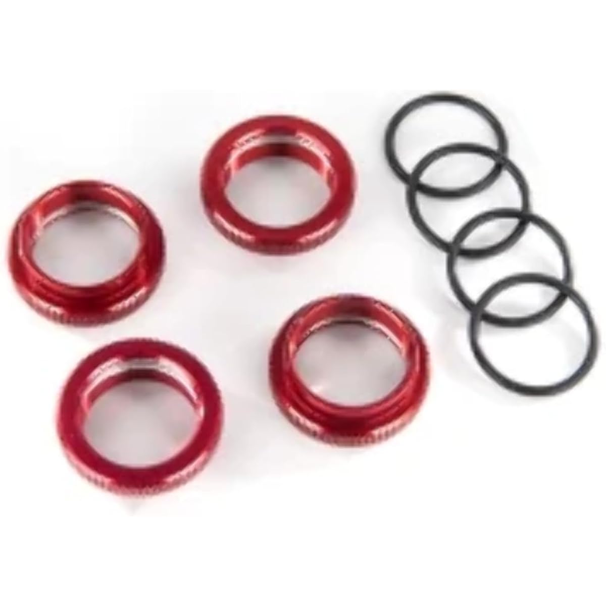 Traxxas 8968R - Aluminum GT-Maxx Spring Retainer/Adjuster Red