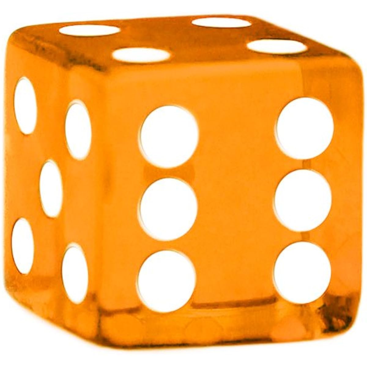 Translucent 19mm Casino/Game Dice Set of 10 - Perfect for Most Games (Green)