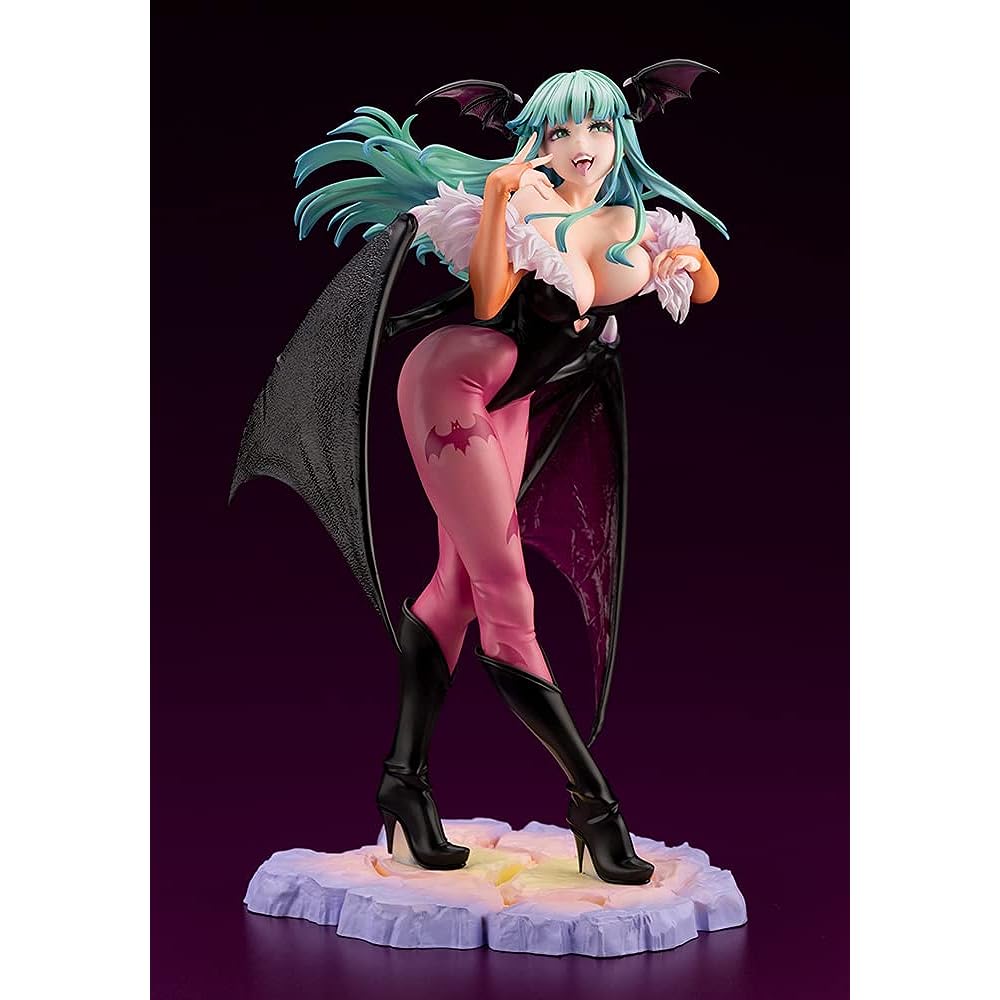 Kotobukiya Darkstalker Morrigan Beautiful Girl Statue Multicolor