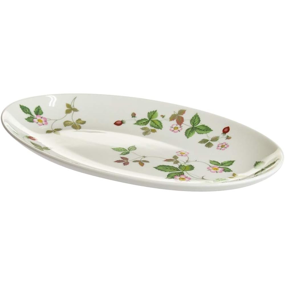 Wedgwood Wild Strawberry Casual Oval Dish 26cm [Parallel Import]