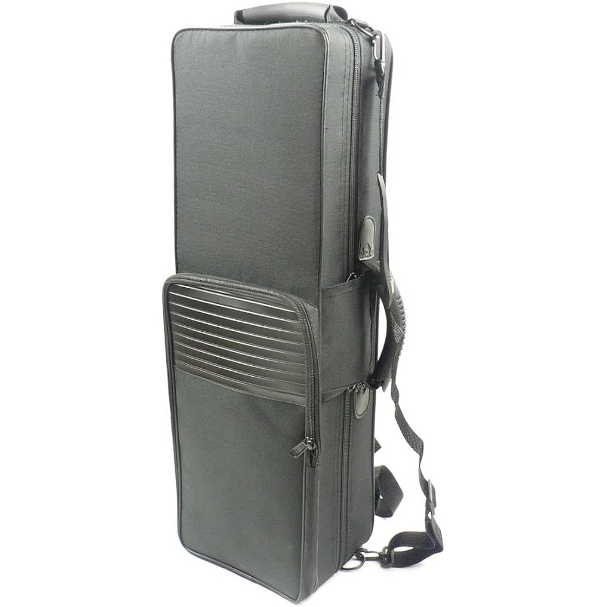 Lightweight semi-hard case for soprano saxophone
