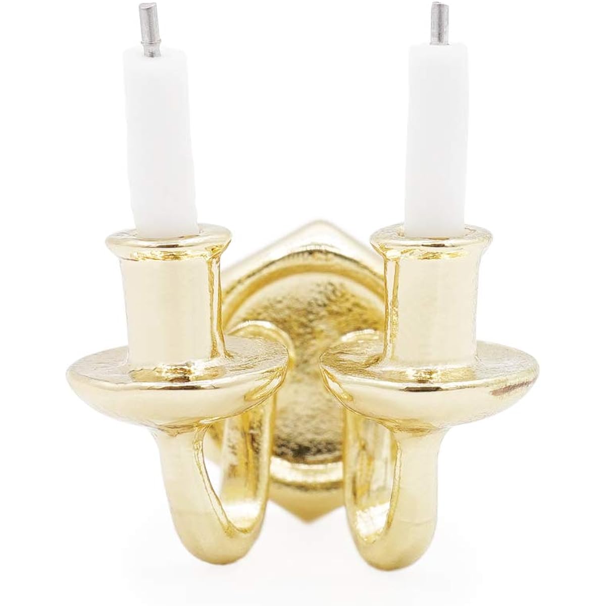 Odoria 1:12 Miniature Wall Mount Candle Holder 2-Arm Dollhouse Decoration Accessories