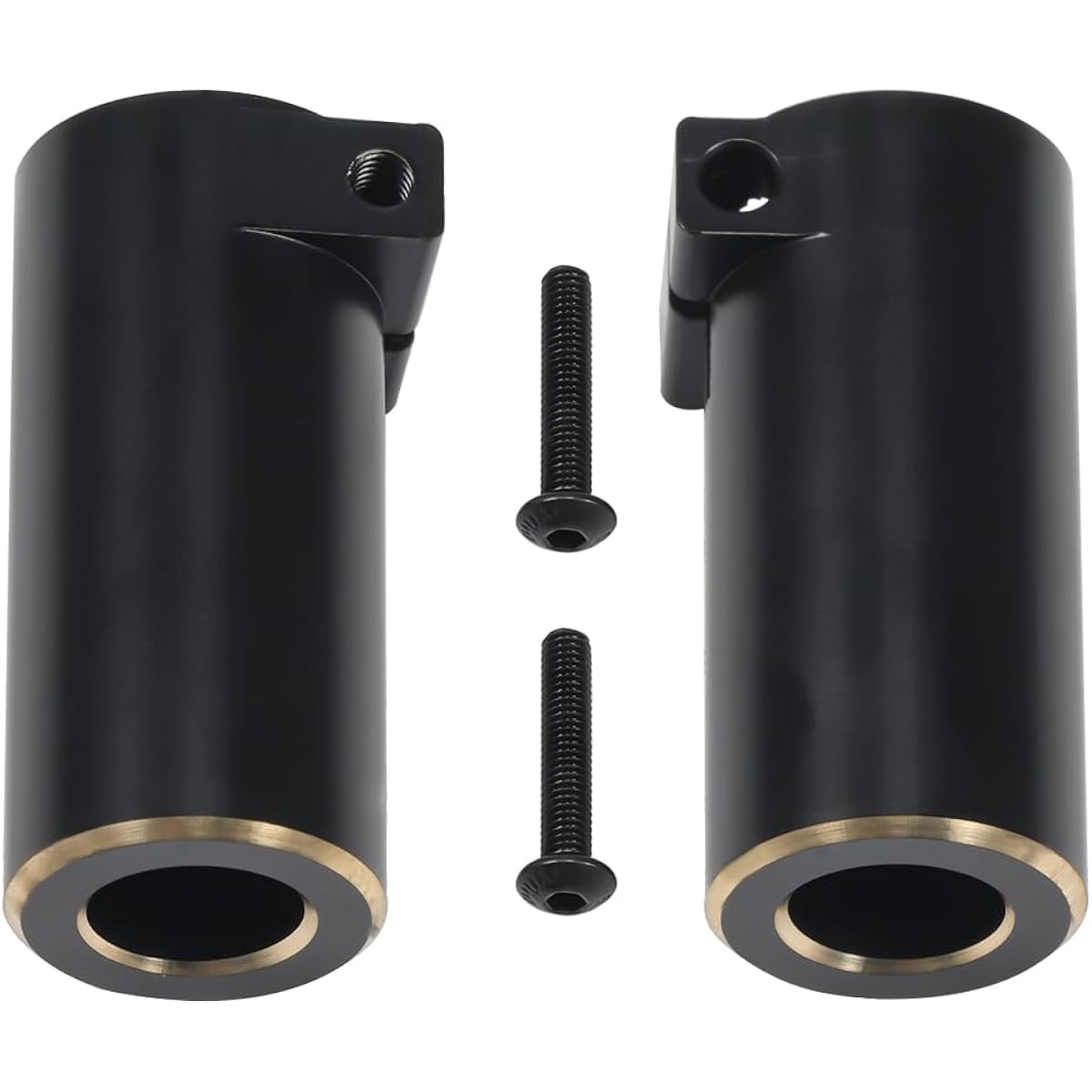 RCBOYZ Brass Rear Straight Axle Lockout Adapter for Axial SCX10 II Upgrade 1/10 RC Crawler