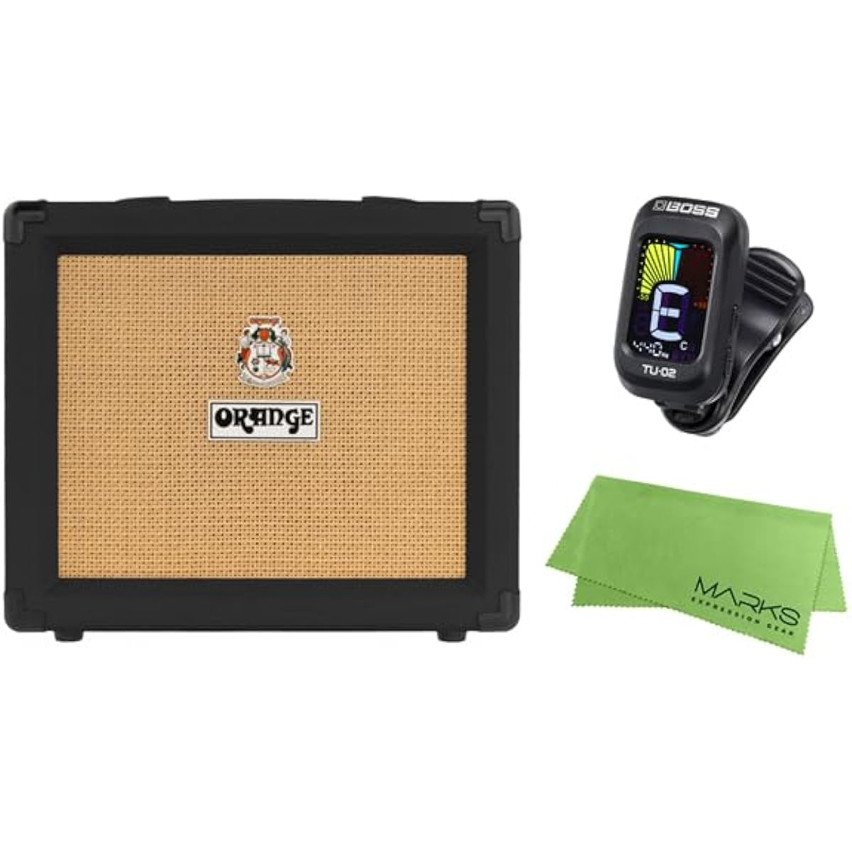 ORANGE Crush20 BK + BOSS TU-02 + Marks Cross Set
