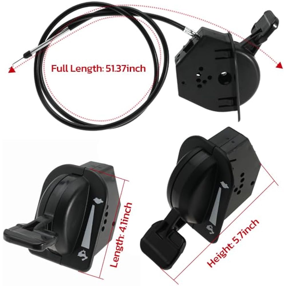 Bufeegua Throttle Cable Choke 946-05098C Craftsman Replacement 946-05098 946-05098B 946-05098A