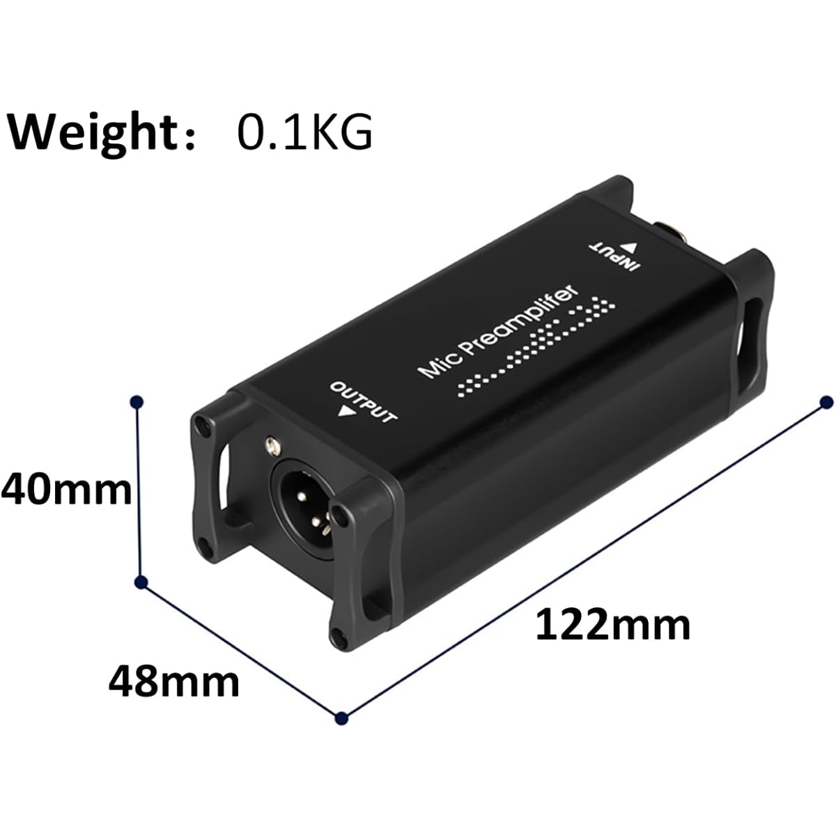 Micfuns M11 Microphone Amplifier for 48V Microphone