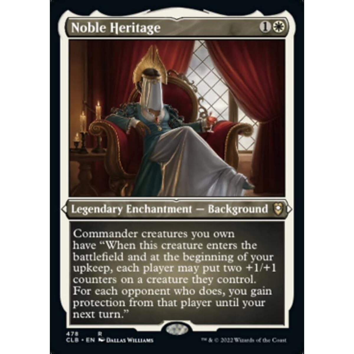 Magic: The Gathering - Noble Legacy (478) - Etching - Foil - Battle of Baldur's Gate