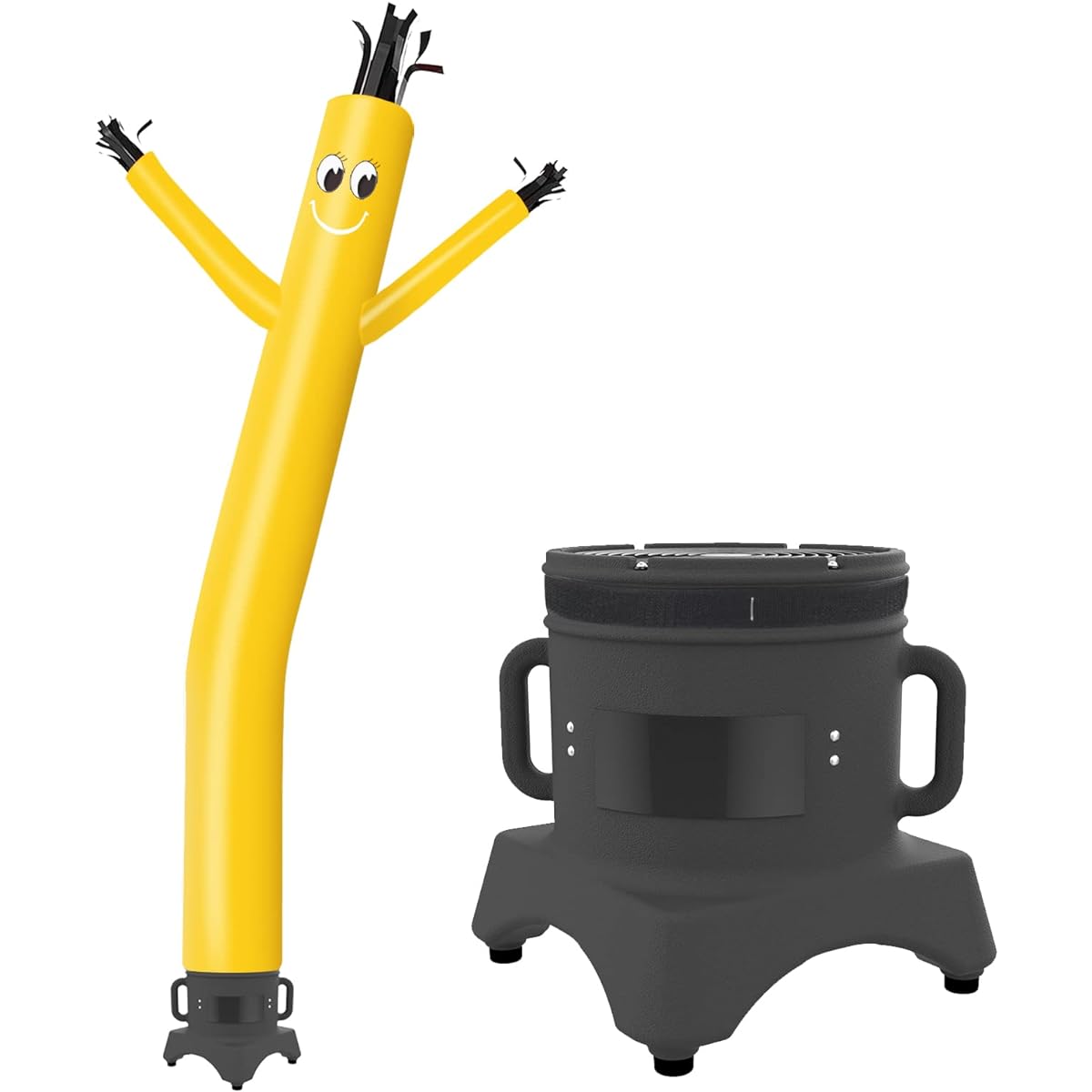 MOUNTO Inflatable Dancer Waving Tube Man Puppet 10ft for Store Signs, Yellow