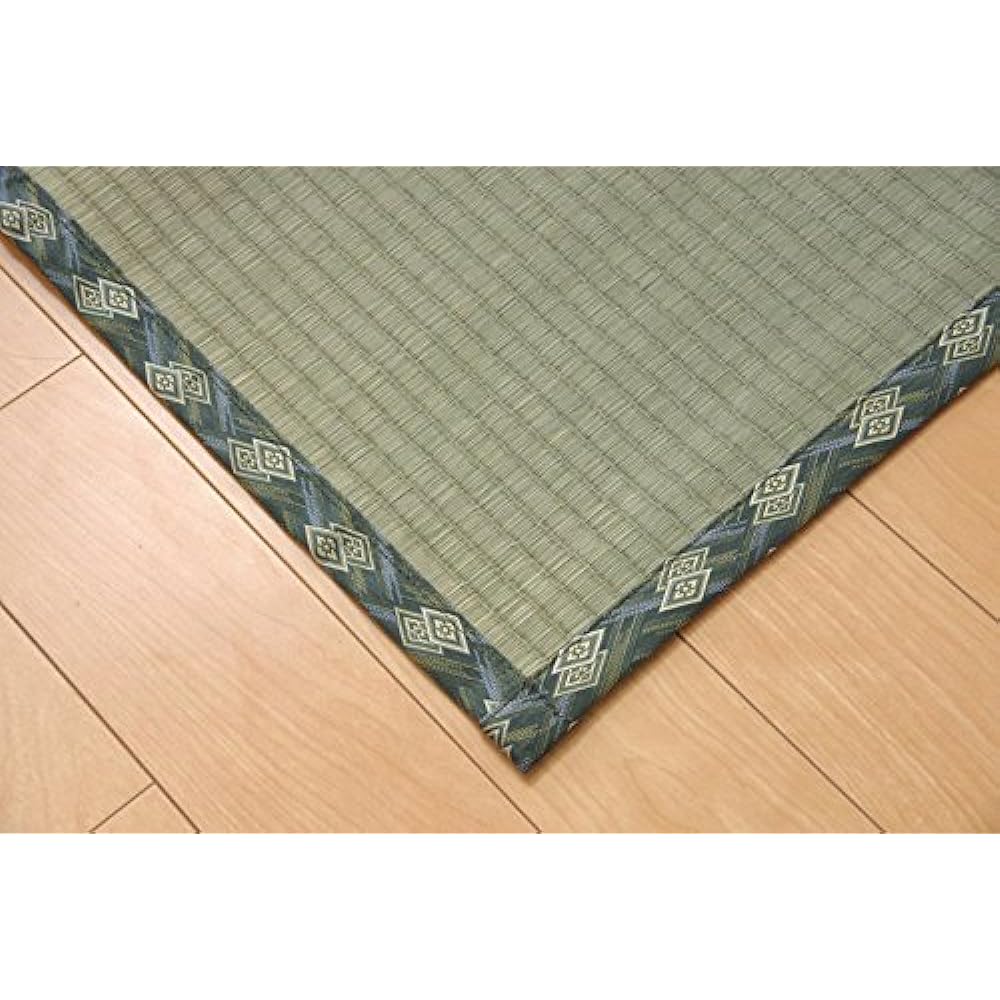 Ikehiko Igusa Rug Nishijin Edoma 3 tatami mat approx. 176 x 261 cm Made in Japan Overlay Carpet Itohiki Weave Hiba Processing #6301033