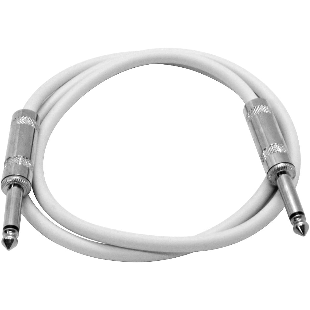 Seismic Audio - SASTSX-6 (6 Pack) - 6' TS 1/4" Guitar Instrument Patch Cables, Red