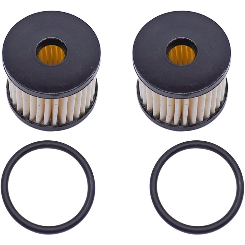 Fuel Filter Kit 0707-0012 61011-04A Compatible with Harley-Davidson FLD/FLHR/FXD/FXDWG/FXDXI/FXSTC 2 Pieces