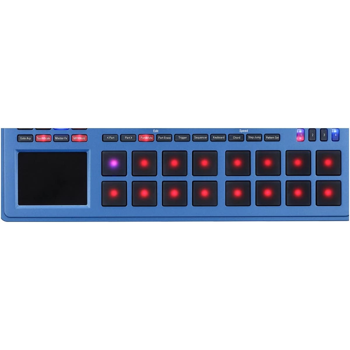 KORG Synthesizer Sequencer electribe2 BL Electribe2 Metallic Blue Perfect for dance music, music production, and live performances Works with Ableton Live