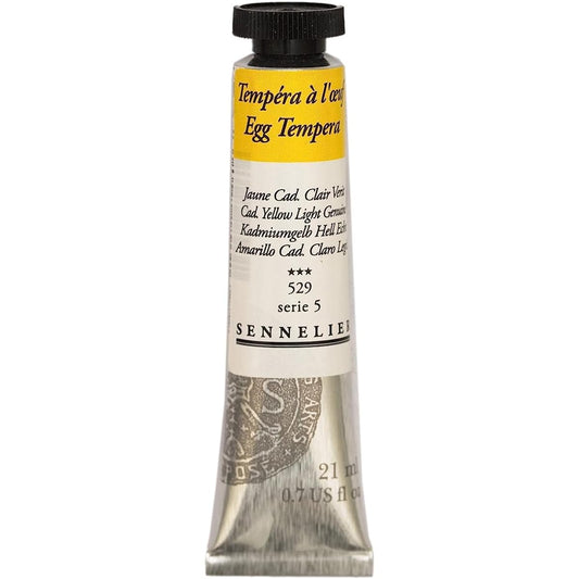 Sennelier Tempera 21ml Tube - Cadmium Yellow Light