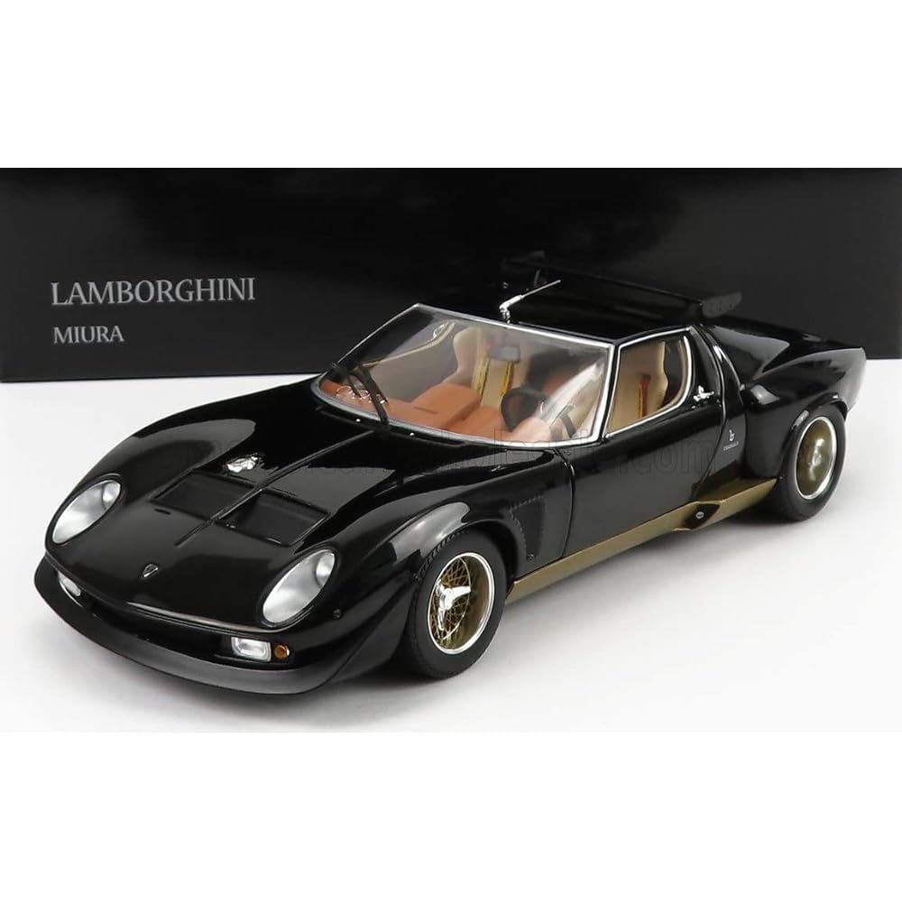 Kyosho Original 1/18 Lamborghini Miura SVR Black Finished Product KS08319BKG