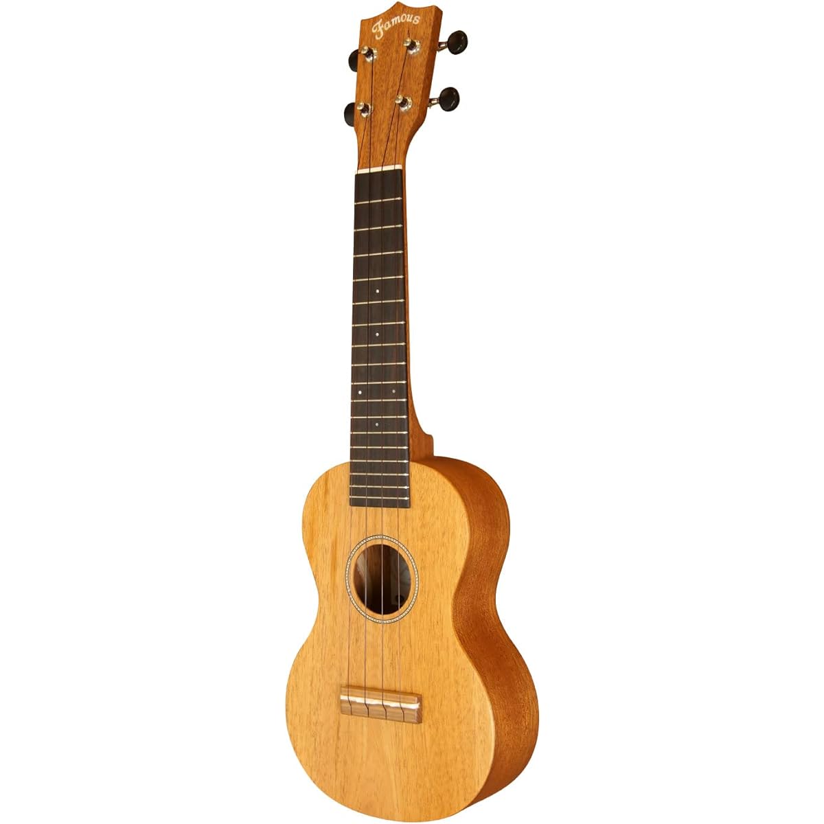 [Famous] Domestic soprano ukulele hybrid series FS-210 with case (top veneer Famous mahogany wood classic easy easy beginner introduction)