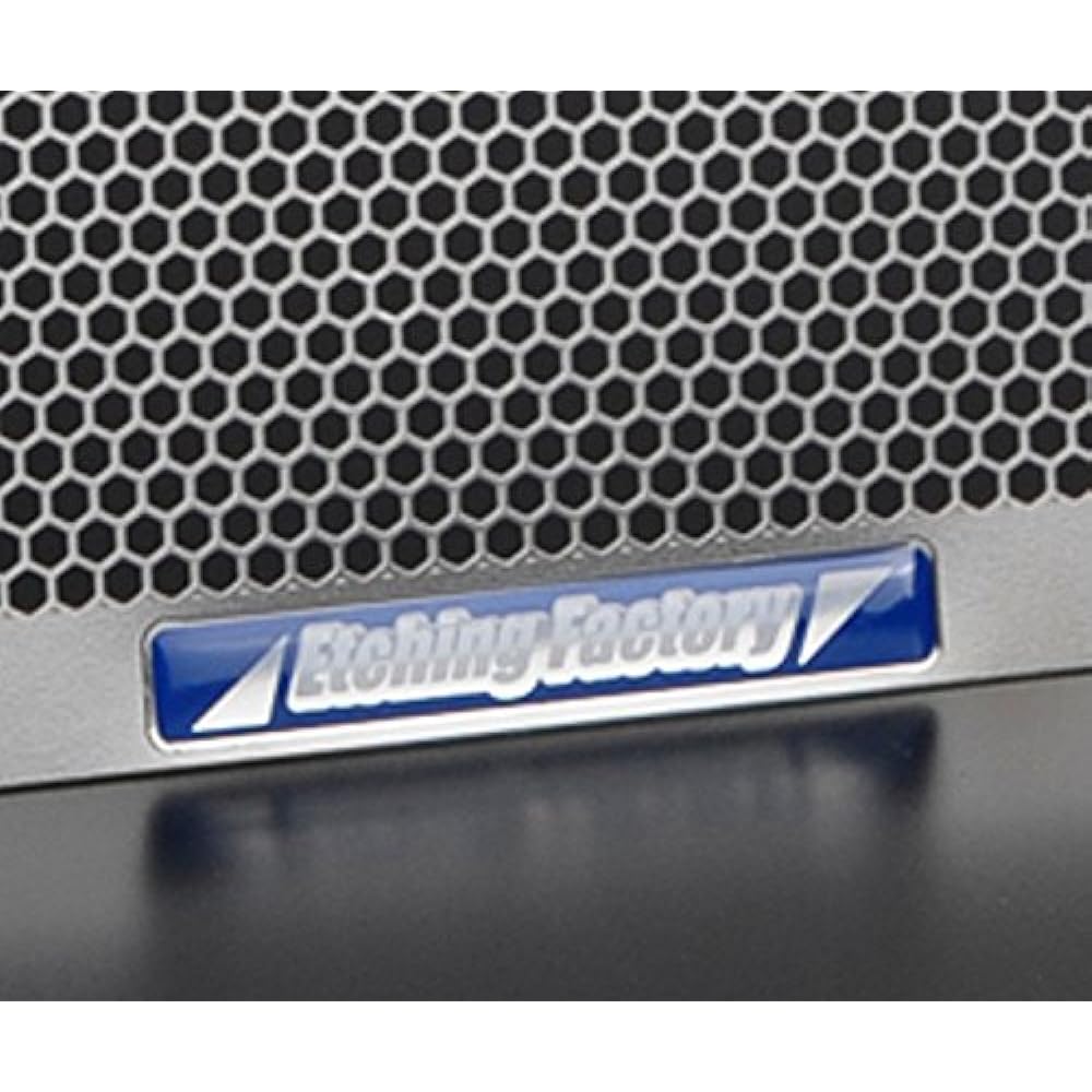 Etching Factory Core Guard Radiator Core Guard Emblem: Blue Stainless Silver XSR700 RGY-XSR700-00