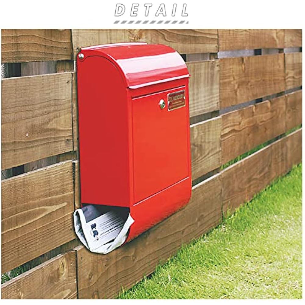 Mercury Post Mailbox Red MEMABORD [Authorized Distributor Product]