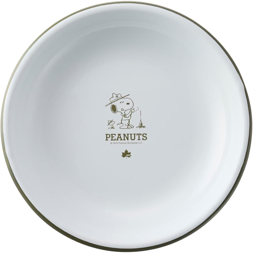 LOGOS SNOOPY (Beagle Scouts 50years) Enamel Salad Plate 86001116