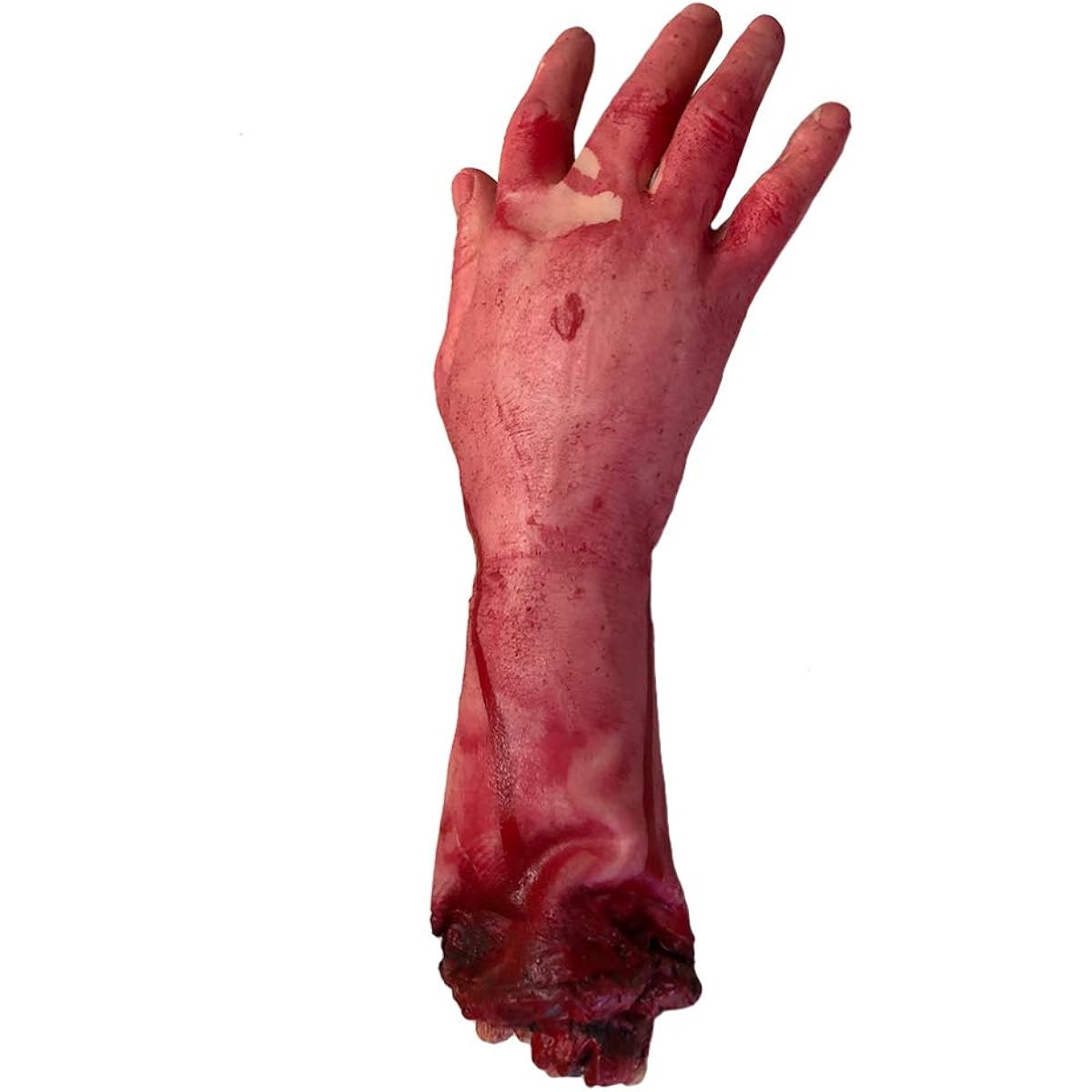 Toyvian 2pcs Severed - Hand Halloween Fake Arm Scary Severed Bloody Broken Hand Split Hand Halloween Exterior Decoration Props Halloween Broken Hand Cosplay Bloody Broken Hand
