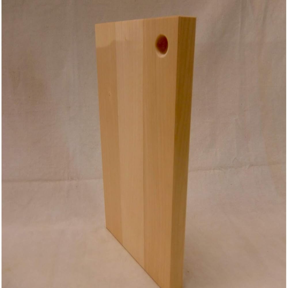 Katajiya Wooden Cutting Board Ginkgo Natural Wood Solid Wood Medium Size [380 x 210 Thickness 25] ~ Re-sharpening Service Available ~
