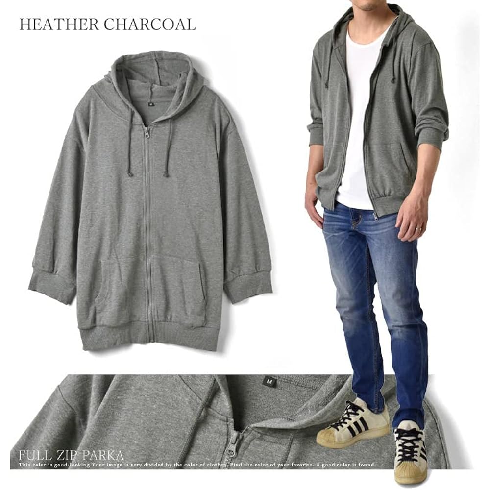 [Aruge] Half Sleeve Parka, Summer Parka, Mini Fleece, Sunshade, UV Protection, Ribbed / A4L