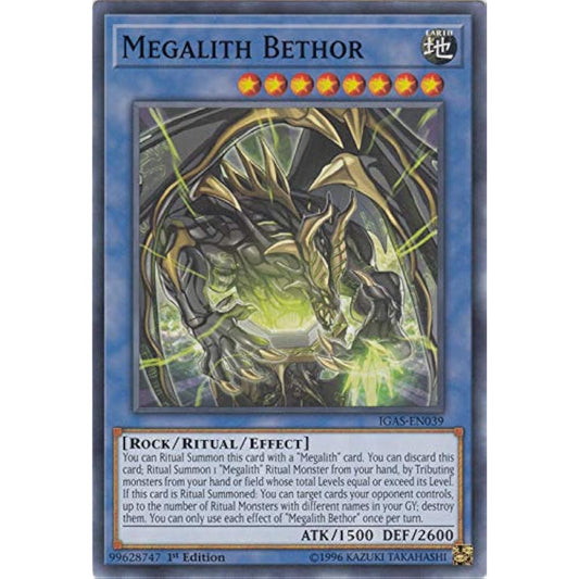 Megalith Bethor IGAS-EN039 Common First Edition