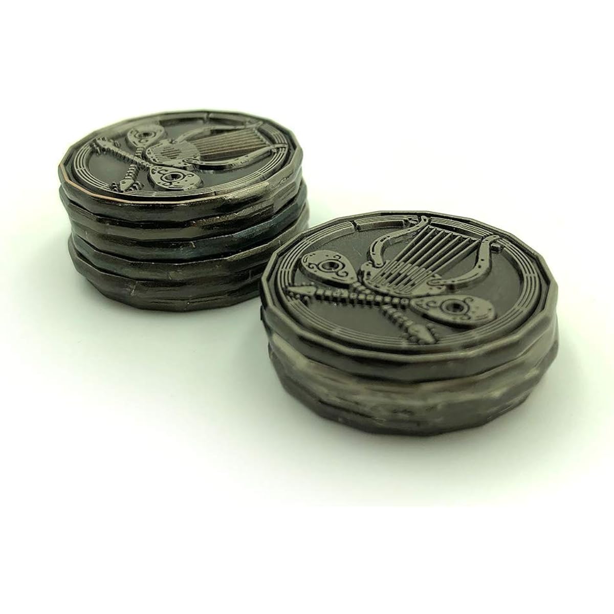 Dice Dungeons Bard Character Coin Miniature Pack (Silver 10 Pack)