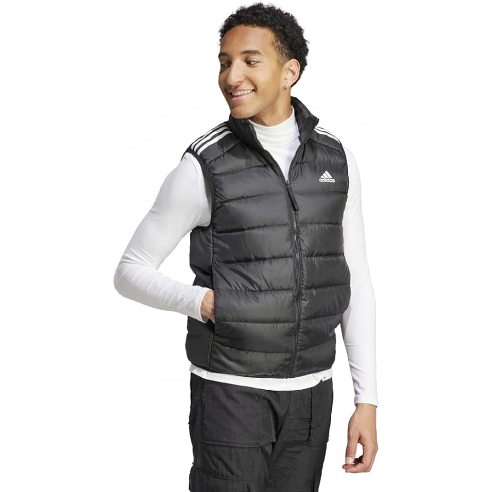 [Adidas] Down Vest Essentials 3 Stripes Light Down Vest Sportswear Men's