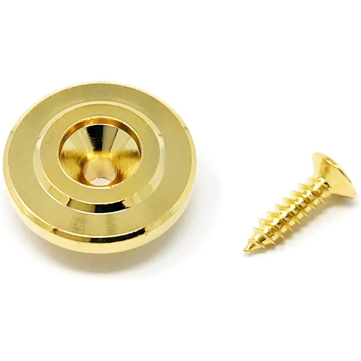 Vintage Forge Black Round String Retainer Guide Tree Fender Precision Jazz Style Bass Guitar with Screws BSR40-BLK