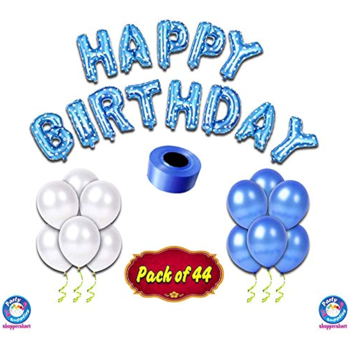 Shopperskart® Presents Happy Birthday Letter Foil Balloons Combo/Kit Pack for Party Decoration