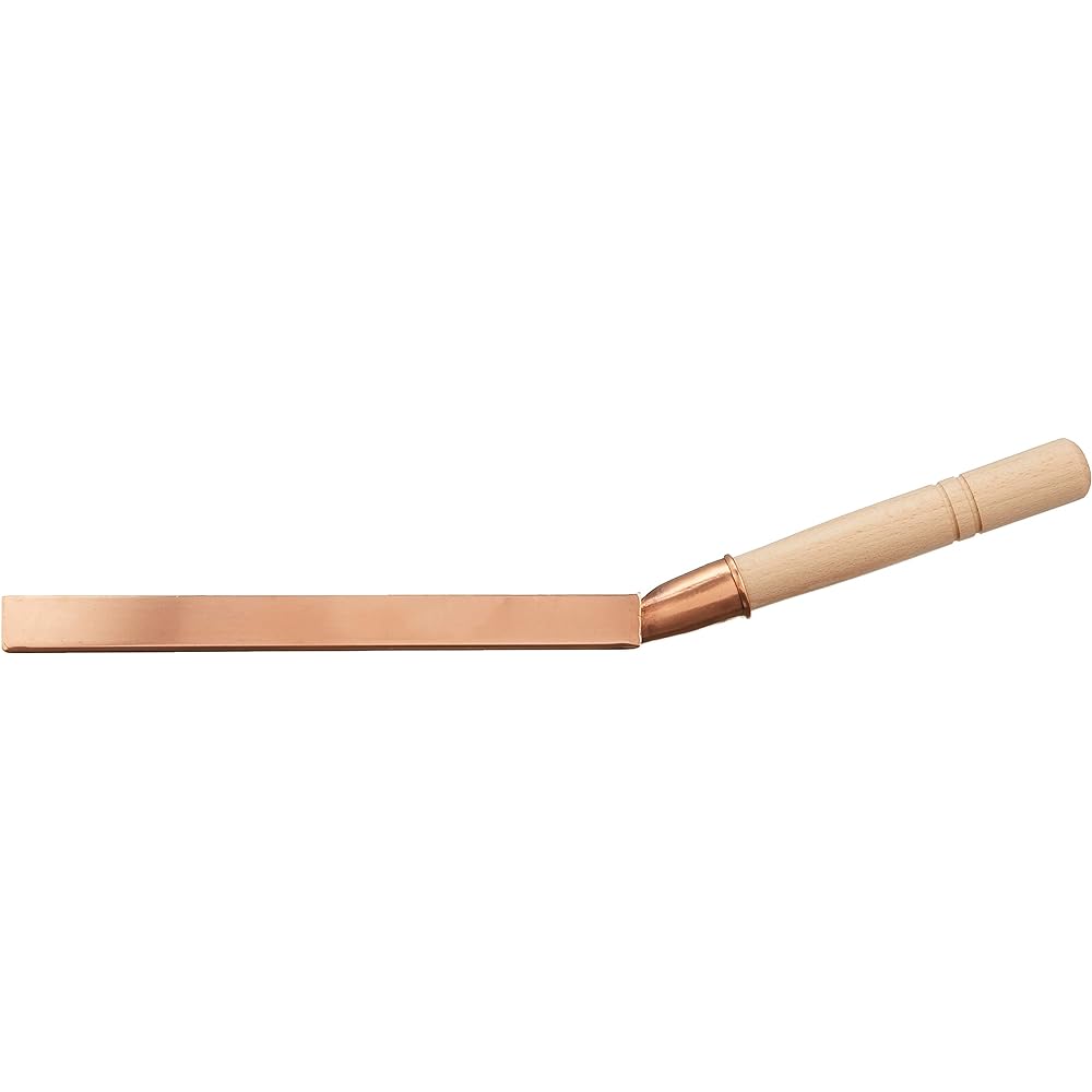 Endo Shoji TKG Egg Frying Frying Pan 24cm Thinly fried eggs Copper For use with gas fires Width x Depth x Depth (inner dimensions mm) 240 x 240 x 20 squares Weight (kg) 1.21 Wooden handle for hot cooking (installation required) BTM02024