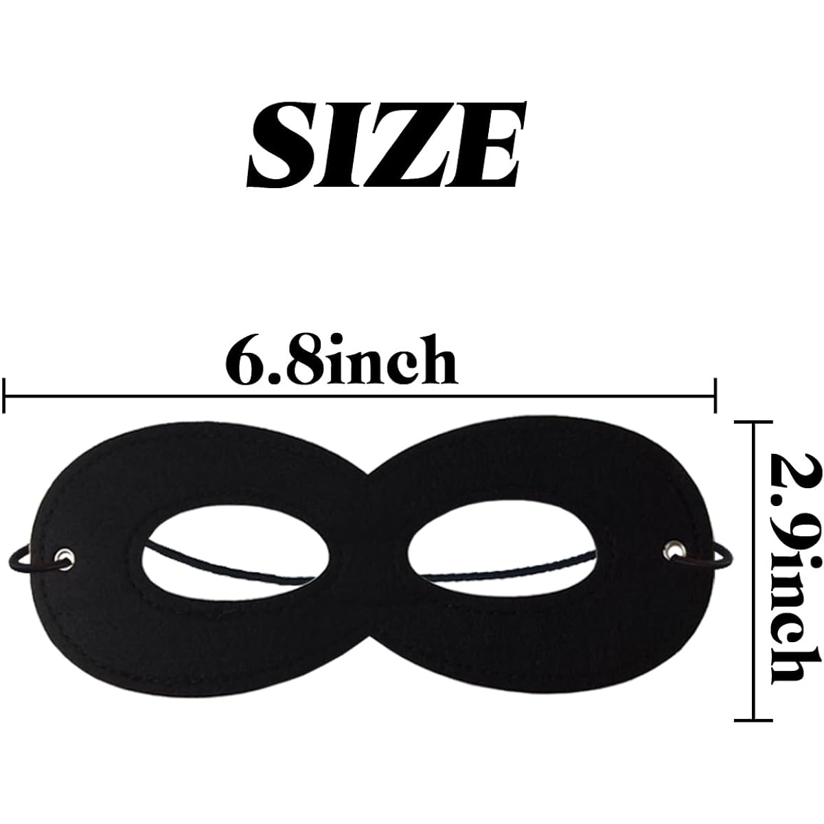 TIHOOD Superhero Masks Felt Masks Eye Masks Half Masks Party Masks Kids Masks with Elastic Ribbons for Parties Masquerades Halloween Multicolor 50 Pieces