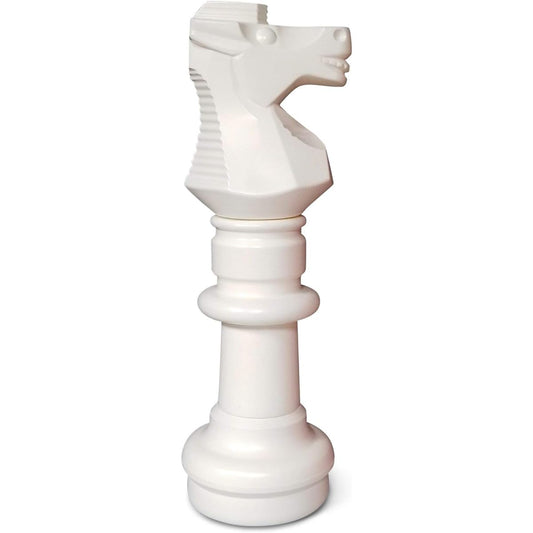 MegaChess Individual Plastic Chess Pieces - Knights - 30" Tall - Black, White, Red