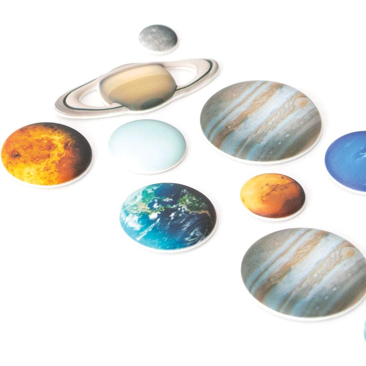 Playhouse Solar System Soft Fluffy Sticker Sheets 16 Pieces