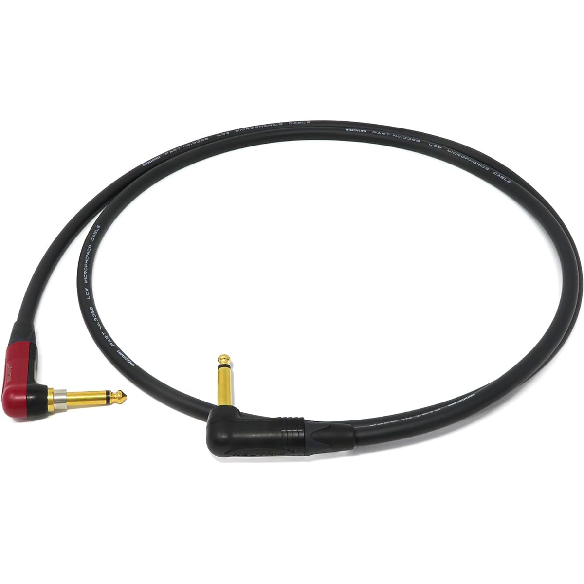 Mogami 3368 Shielded Cable w/Neutrik Plug (Silent Plug Specification) (L Type (Silent) - L Type, 15m)
