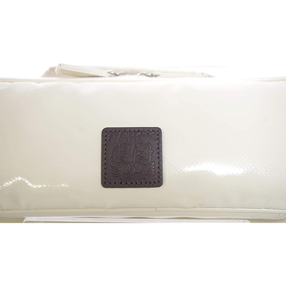 NAHOK Piccolo Case Guard "Mancini/wf" Ivory [German waterproof fabric x special temperature adjustment function & shock absorbing material + waterproof zipper] Fabric from Germany, Made in Japan.