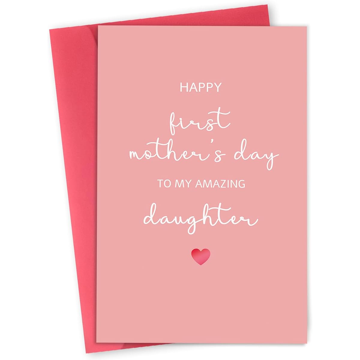 LiuuLi Funny Greeting Cards for Daughter's First Mother's Day