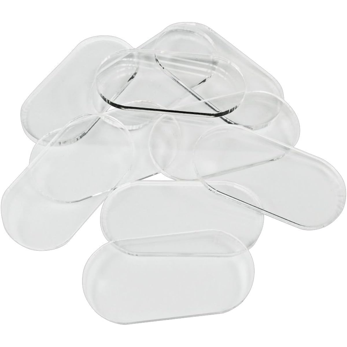 LITKO Clear Miniature Base Pill 25x50mm 3mm Clear (10)