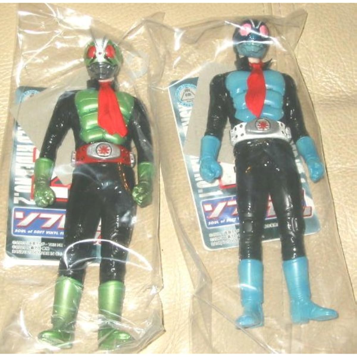 Soft Vinyl Tamashii Kamen Rider THE FIRST No. 1 and No. 2 Set