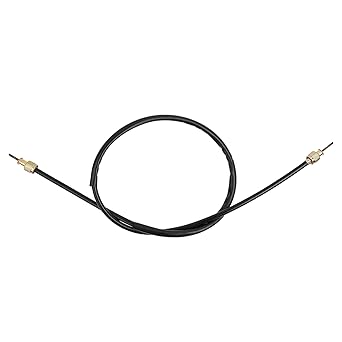 Minho Motorcycle Speedometer Drive Gear with Cable Kit 12mm Axle Hole Scooter Speedometer Drive Gear A-95mm with Speedometer Line Fits Chinese GY6 Scooter Moped Parts