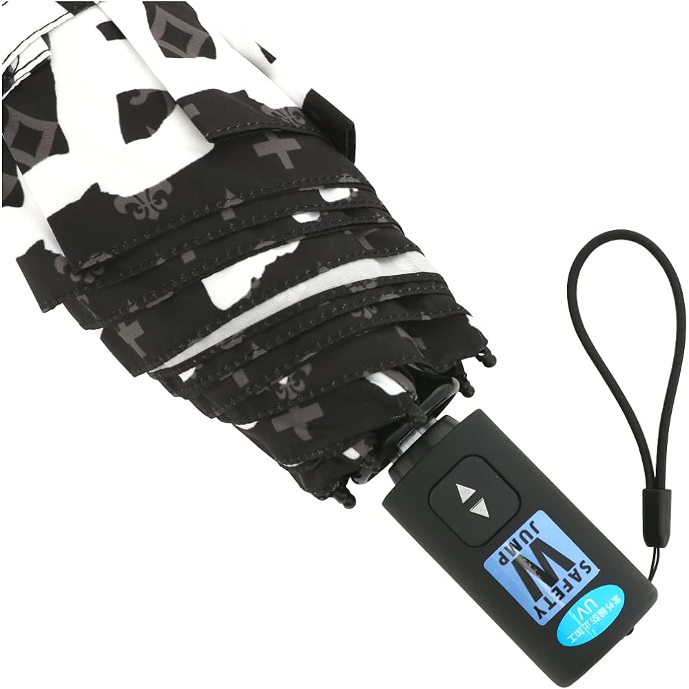 [Castelbajac] Umbrella, Automatic Open/Close, Folding, UV Protection, Water Repellent, For Sunny or Rainy Days, 55cm, 023046 CASTELBAJAC, 8 Ribs, Large, One Push, One Touch, Jump Type
