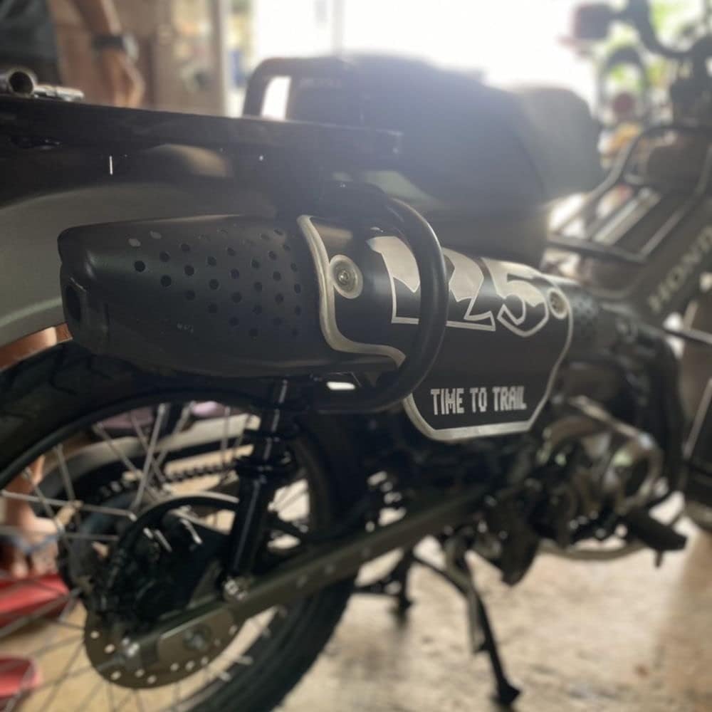 Honda Hunter Cub CT125 Genuine Muffler Heat Guard/UDOM KARNCHANG HEAT GUARD for HONDA CT125 TRAIL125 JA55 JA65