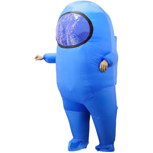Amon As Inflatable Costume for Adults Funny Halloween Space Suit Costume Astronaut Figure Game Fan