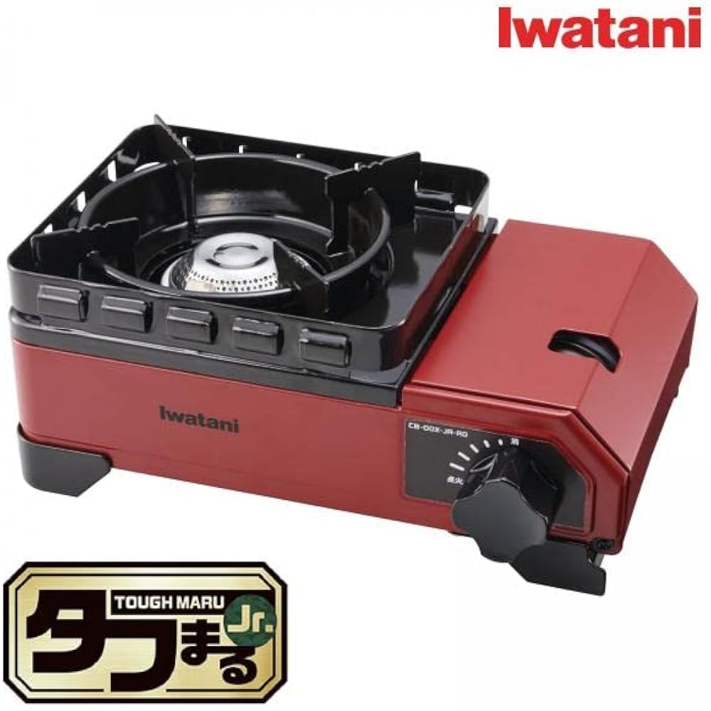 Iwatani Iwatani Cassette Stove Toughmaru Jr. Made in Japan Dutch Oven Usable (Red) Gas