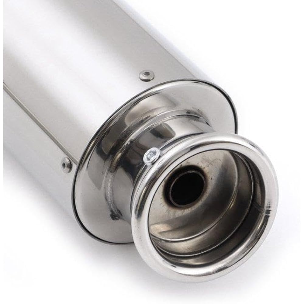 HELIOS Honda Super Cub 50 / 70 / 90 Up Muffler Stainless Steel Cab Car Full Exhaust HONDA Custom External Product Up Suge