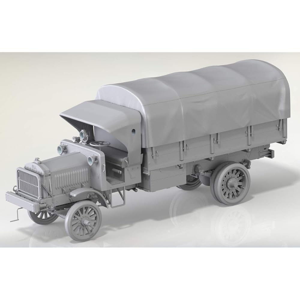 ICM 1/35 World War I US Army Truck Standard B Liberty w/American Infantry Plastic Model 35652