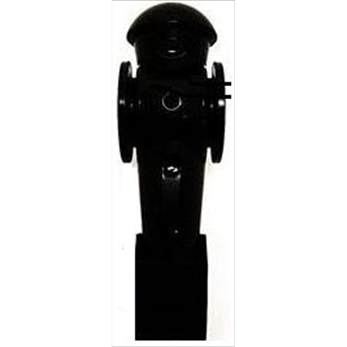4 Black Tornado Foosball Men Counter Balanced Pin